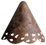 Kichler Lighting 15063OB Decorative Hammered Roof 12-Volt Deck and Patio Light, Olde Brick