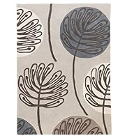 Contemporary Leaf Rug