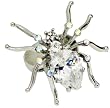 GLITZ & GLAMOUR! Big 2" Ice Crystal Spider Fashion Ring - Adjustable