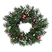 Holiday Bright Lights WR24-MXORN-BOWW30 Wonderland Artificial Mixed Pine Wreath, 24