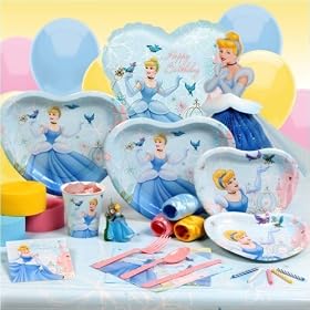 Cinderella Dreamland Deluxe Party Kit with 8 Favor Kits Child