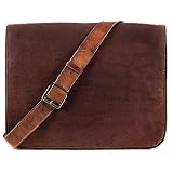 Goatter Genuine Leather Macbook/Laptop 9"*11"*3" Messenger Bag, RS.1415.00 (72.00% Off) - Amazon