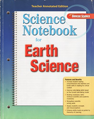 Glencoe Science, Earth Science: Science Notebook (Teacher Annotated Edition)