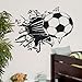 SODIAL(R) Soccer Ball Football vinyl Wall Sticker Decal Kids Room Decor Sport Boy Art Bedroom,s2002