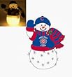 Chicago Cubs 16" Fiber Optic Snowman - MLB Baseball