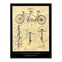 Tandem Bicycle by Patent Poster