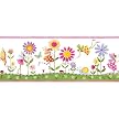 Flower Fairies Wall Border - Pink (5 yards)