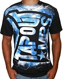 TAPOUT MPS Mens MMA UFC Mask Punkass Skrape Skyskrape Founders TShirt Tee Top Black