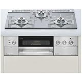 Rinnai(リンナイ) 標準幅60cm 3V乾電池タイプ ビルトインガスコンロ 『DELICIA(デリシア)』 RHS31W15G7R3-STW-LP (左右強火力・プロパンガス用)
