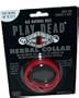 Play Dead Castor & Pollux Herbal Flea Tick Collar 12" Red for Puppies Cats Dogs Kittens