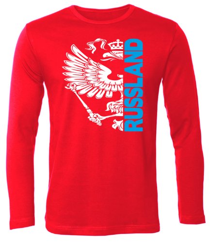 FUSSBALL EM 2016 – RUSSLAND FANSHIRT 3206(HL-R) Gr. XL