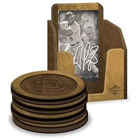 Upper Deck MLB Executive Collection Coaster Set St. Louis Cardinals - Albert Pujols