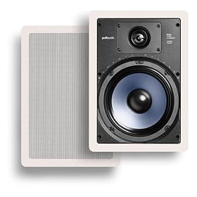 Polk Audio RC85i 2-Way In-Wall Speakers (Pair, White)