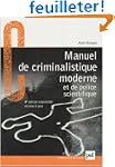 Manuel de criminalistique moderne et...
