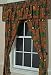 John Deere Traditional Tractor and Plaid Drapes