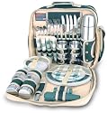 Combi Picnic Shoulder Bag (4 person) Woodland Green