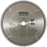Bosch PRO1296SM 12-Inch 96 Tooth ATB Miter Saw Blade with 1-Inch Arbor