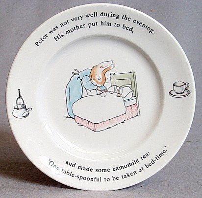 Wedgwood Peter Rabbit Beatrix Potter 7 Plate