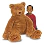 Melissa & Doug Jumbo Brown Teddy Bear - Plush