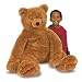 Melissa & Doug Jumbo Brown Teddy Bear - Plush