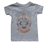 Junk Food Superman Athletic Grey T-Shirt For Toddlers * Holiday Collection *, 3T