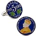 Hand Painted Canada Coin Cufflinks