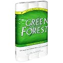 Green Forest Unscented Bathroom Tissue, 100% Recycled Paper, Whitened Without Chlorine, Case Pack, Eight 12 Roll Packs