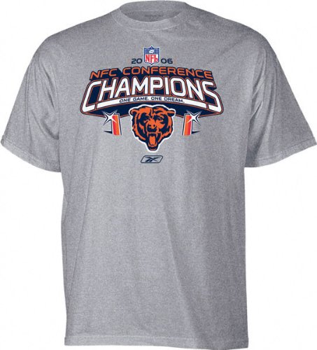 Chicago Bears 2006 NFC Conference Champions Official Locker Room T-Shirt