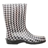 Size 8 Houndstooth Womens Sloggers Waterproof Rain Boots