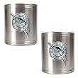 Florida Marlins MLB 2pc Stainless Steel Can Holder Set- Primary Logo