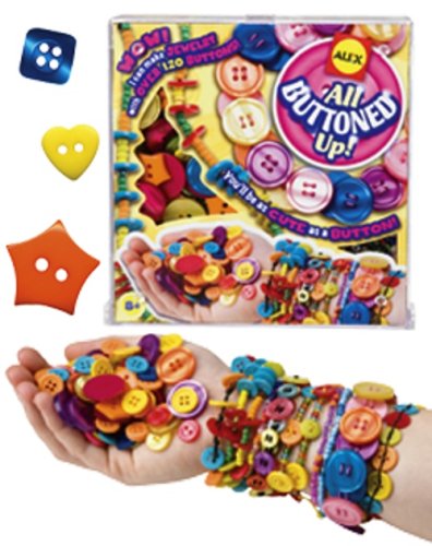 Childrens Toyshop  Toys : Alex All Buttoned Up Button Jewelry Making Kit