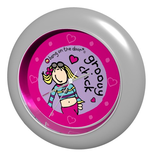 Childrens Toyshop  Kitchen & Housewares : Groovy Chick 10" Wall Clock