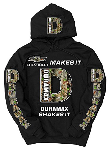 Chevy Makes it, Duramax Shakes it Camo Logo Hoodie