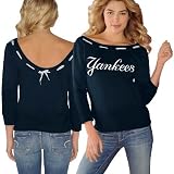 Touch by Alyssa Milano New York Yankees Women's Sunny Sweatshirt - Navy Blue (Medium)