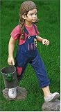 Cobraco Girl with Pail Statue (Model PPGIRL)