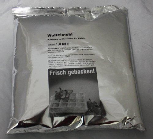 Waffelmehl - fertige Backmischung Waffelmix für 