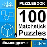 Puzzlebook: 100 Matchstick Puzzles (hands-on and interactive!)