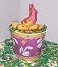 Gourmet Food : Scott's Cakes 2 lb. Coconut Macaroon Cookies in a Purple Bunny Pail with Jelly Beans and Milk Chocolate Bunny