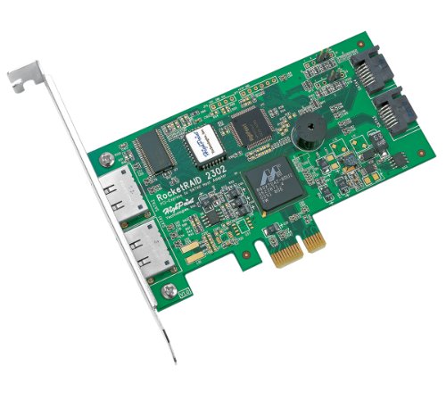 HighPoint RocketRAID 2302 4-Channel PCI-Express x1 SATA 3Gb/s RAID Controller