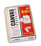 Trimaco 9-by-12-Foot Canvas Drop Cloth #58901