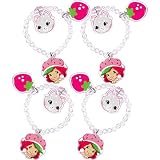 Strawberry Shortcake Party Supplies Charm Bracelets 4ct