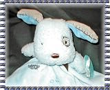 Carter's Smiley Happy Friends Blue Puppy Dog Lovey Security Blanket