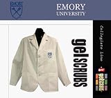 Emory Eagles Scrub Style Short Consultation Jacket from GelScrubs - B000BJH1P2