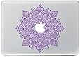 iCasso Leaves Removable Vinyl Decal Sticker Skin for Apple Macbook Pro Air Mac 13" inch / Unibody 13 Inch Laptop (Purple)
