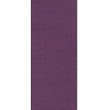 Offray Double Face Satin Craft Ribbon, 1-1/2-Inch Wide by 50-Yard Spool, Eggplant