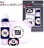 NEW YORK GIANTS NFL Baby Gift Set: Kickoff Collection 3-Piece Baby Feeding Set