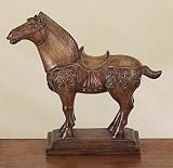 Large Decorative Prancing Tang Dynasty Horse Statue