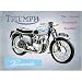 Nostalgie-Schild 'Triumph Bonneville'