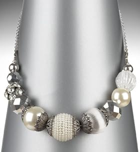 Mixed Bead Stack Collar Necklace