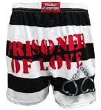 Prisoner of Love XOXO Handcuff Heart Boxers for men